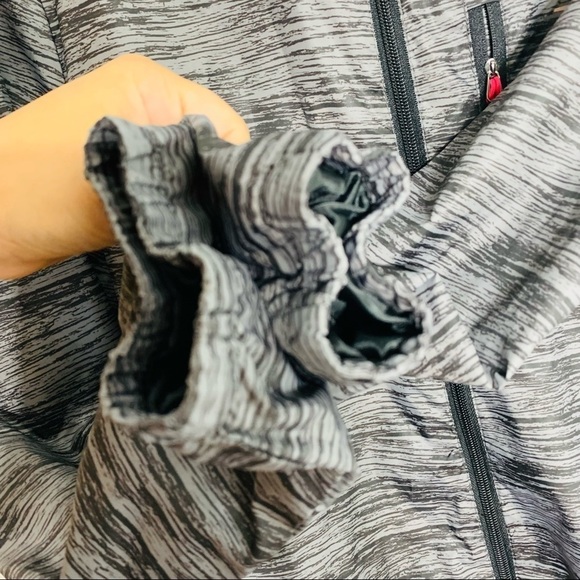 New Balance zip up running wind jacket large grey outerwear - Picture 3 of 6